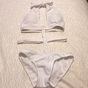 New White Sexy One Piece Swimsuit